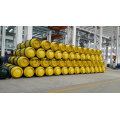 GB5100 and En14208 Standard 400L Steel Welding Gas Cylinder for R143A, R22, R134A, R32refrigeration Gas